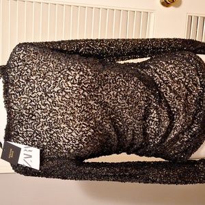 Zara Black embellish Top